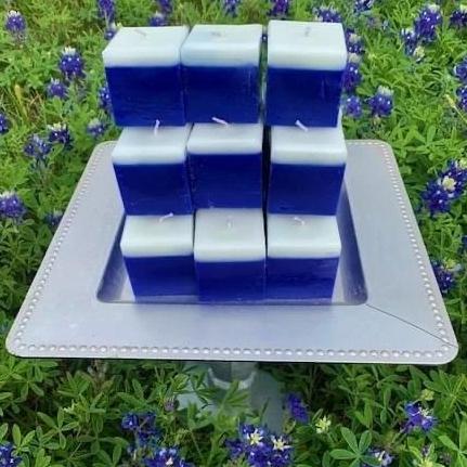 Texas Bluebonnet, Lone Star Candles & More's Premium Hand Poured Strongly  Scented Wax Melts, Gentle Floral Blend, 18 Wax Cubes, Think Springtime in